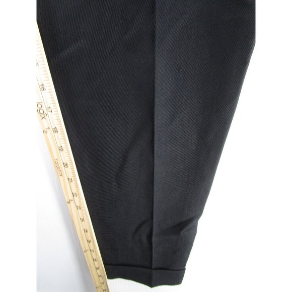 VINTAGE Burberry London Pants 14 High Rise Trouser Tapered Cuffed - Picture 4 of 10